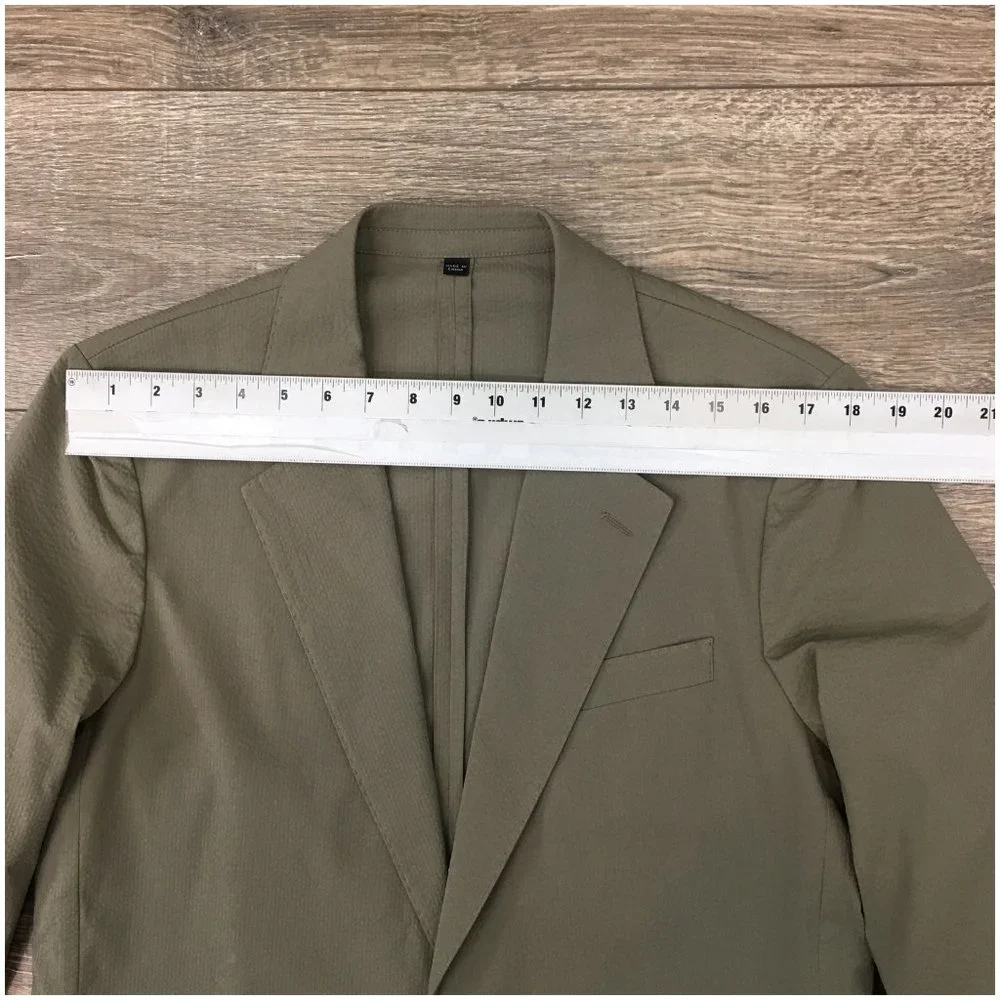 New J Crew Mens Blazer Sport Coat Two Button Casual Jacket Size 38R Cotton Suits